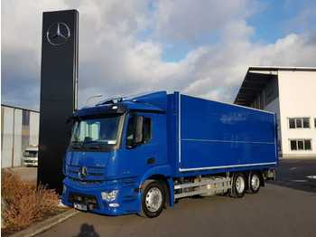 Getränkeaufbau LKW Mercedes-Benz Antos 2536 L 6x2 Schwenkwand+LBW+AHK Safety Pack: das Bild 1