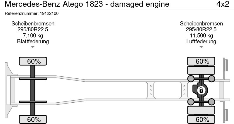 Plane LKW Mercedes-Benz Atego 1823 - damaged engine: das Bild 10