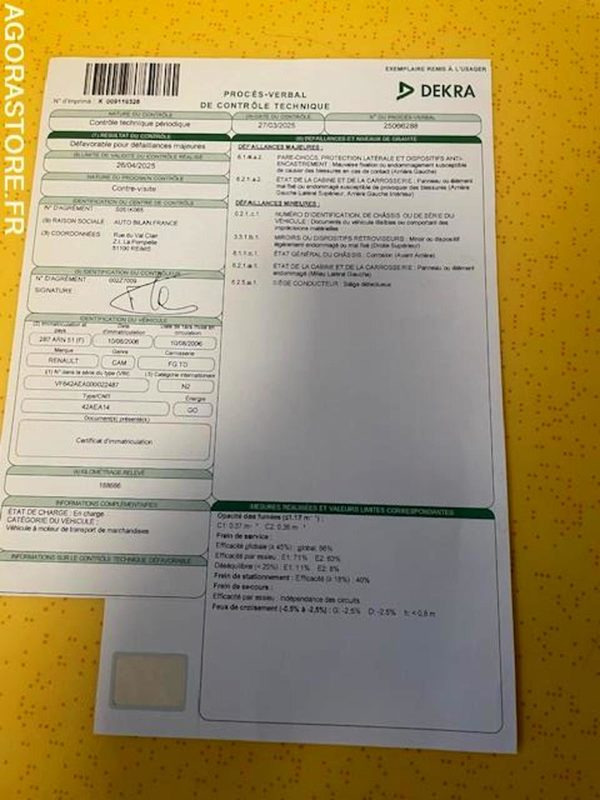 LKW POID LOURD  RENAULT MIDLUM