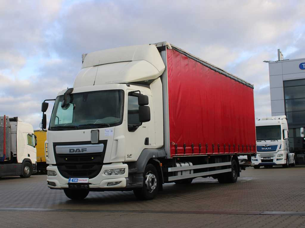 Plane LKW DAF LF 250 FA, EURO 6, HYDRAULIC FRONT
