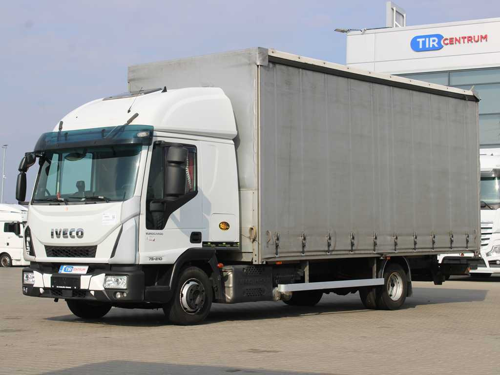 Plane LKW Iveco EUROCARGO 75E210, EURO 6, PNEU 80%
