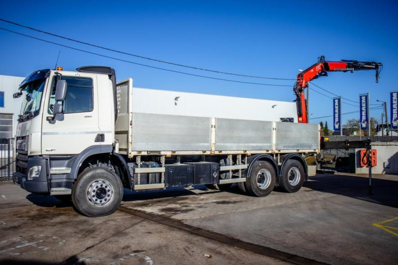Pritsche LKW DAF CF 450-6X4+FASSI18T/M(3EXT)-78500KM