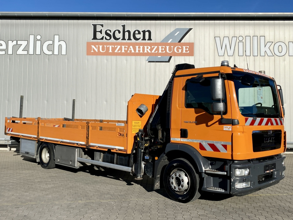 Pritsche LKW MAN TGM 15.290 4x2 BL / HIAB Faltkran
