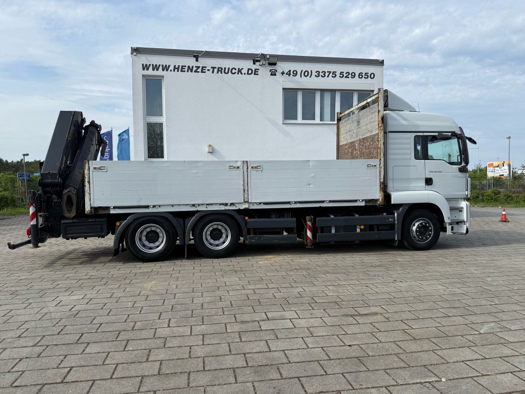 Pritsche LKW MAN TG-S 26.440 6x4 Pritsche Heckkran PK 27002+Funk