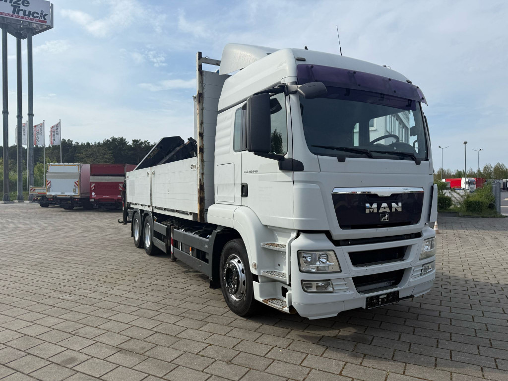Pritsche LKW MAN TG-S 26.440 6x4 Pritsche Heckkran PK 27002+Funk