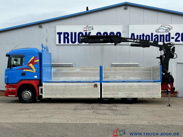 Pritsche LKW Scania R400 Atlas Tirre 191L 9m=1,7t. 7m Ladefl. 1.Hand