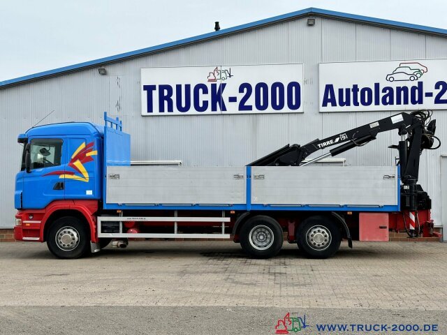 Pritsche LKW Scania R400 Atlas Tirre 191L 9m=1,7t. 7m Ladefl. 1.Hand