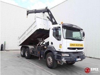 Kipper, Autokran Renault Kerax 420 hiab b 105/ bibenne/intarder: das Bild 1