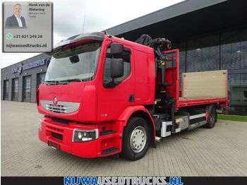 Containerwagen/ Wechselfahrgestell LKW, Autokran Renault Premium 370 Afzetsysteem + Palfinger 14080 kraan: das Bild 1