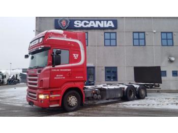 Containerwagen/ Wechselfahrgestell LKW SCANIA R420: das Bild 1