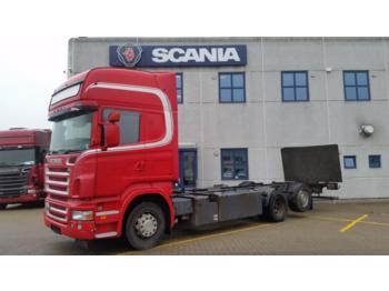 Containerwagen/ Wechselfahrgestell LKW SCANIA R480: das Bild 1
