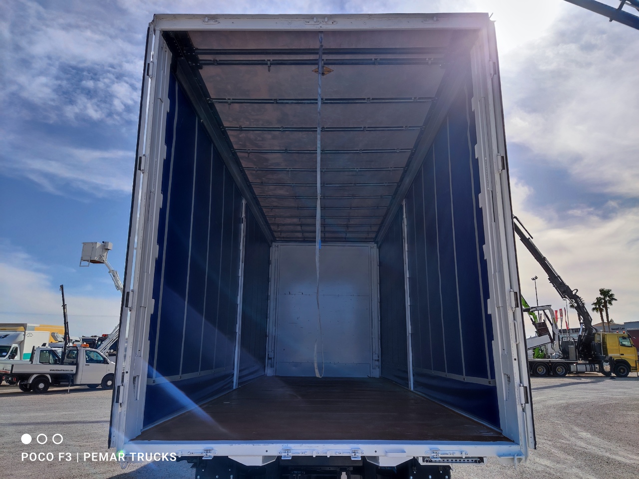 Containerwagen/ Wechselfahrgestell LKW SCANIA R 500 6X2 TAUTLINER CAJA INTERCAMBIABLE: das Bild 9