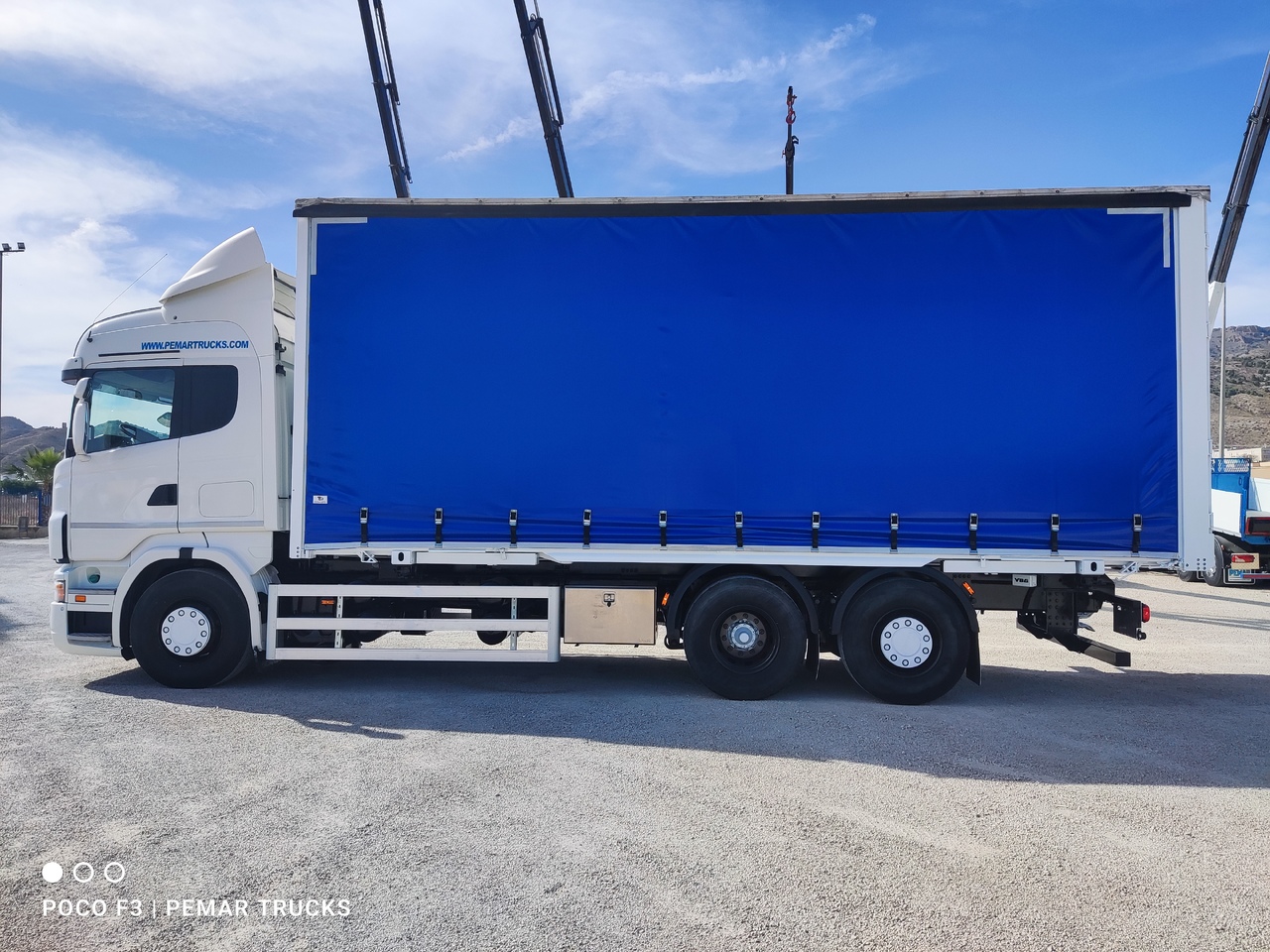 Containerwagen/ Wechselfahrgestell LKW SCANIA R 500 6X2 TAUTLINER CAJA INTERCAMBIABLE: das Bild 8