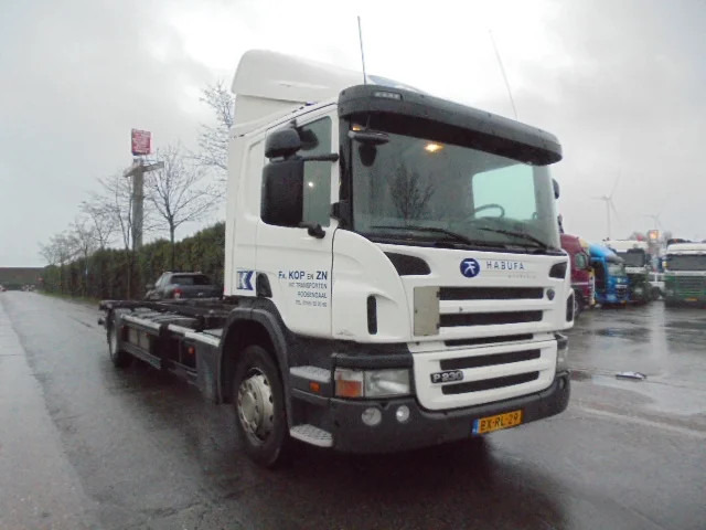 Containerwagen/ Wechselfahrgestell LKW Scania 230 B 4X2: das Bild 3