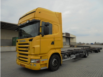 Containerwagen/ Wechselfahrgestell LKW Scania 440 B 4X2: das Bild 1