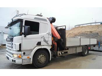Pritsche LKW Scania 94 D crane truck Palfinger PK21000 hiab fassi: das Bild 1