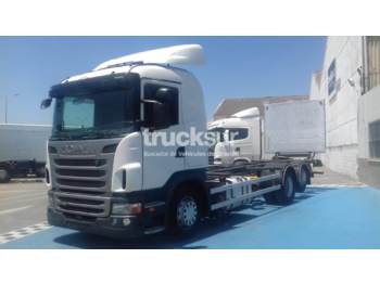 Containerwagen/ Wechselfahrgestell LKW Scania G400 6X2*4: das Bild 1
