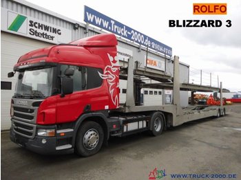 Autotransporter LKW Scania Lohr BLIZZARD 3 Oversize 8-10 PKW guterZustand: das Bild 1