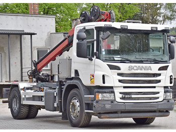 Scania P 250 * HMF 635 K2 + FUNK * TOPZUSTAND  - Autokran, Fahrgestell LKW: das Bild 4
