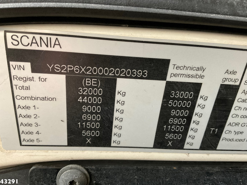 Leasing Angebot für Scania P 380 8x2 Hiab 22 Tonmeter laadkraan Scania P 380 8x2 Hiab 22 Tonmeter laadkraan: das Bild 17