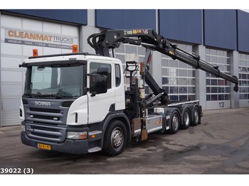 Abrollkipper Scania P 420 Euro 5 EEV Hiab 28 ton/meter laadkraan + Welvaarts: das Bild 1