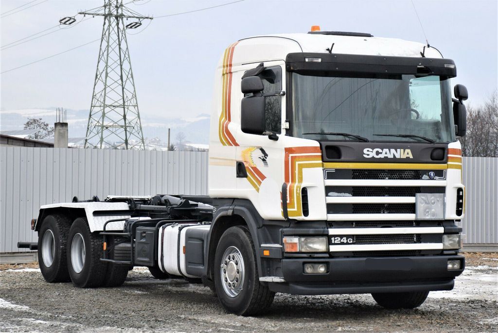 Abrollkipper Scania R124 470 Abrollkipper *6x2* Top Zustand !: das Bild 3