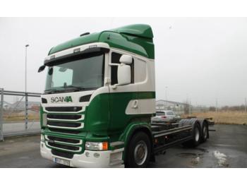 Containerwagen/ Wechselfahrgestell LKW Scania R400LB6X2*4MNB: das Bild 1