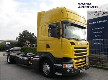 Containerwagen/ Wechselfahrgestell LKW Scania R410 4x2 MNB - MEGA BDF - SCR ONLY - TOPLINE: das Bild 1