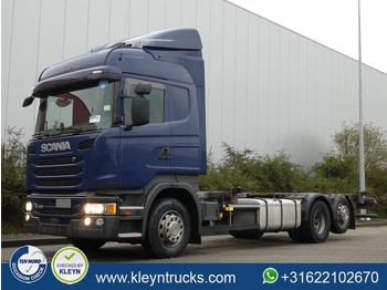 Containerwagen/ Wechselfahrgestell LKW Scania R410 highline 6x2 mnb ret: das Bild 1