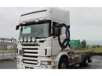 Containerwagen/ Wechselfahrgestell LKW Scania R560LB6X2HNB: das Bild 1