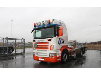 Containerwagen/ Wechselfahrgestell LKW Scania R560 LB 6X2 4 MNB: das Bild 1