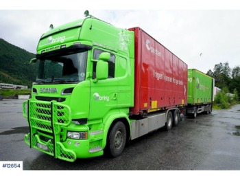 Containerwagen/ Wechselfahrgestell LKW Scania R580: das Bild 1
