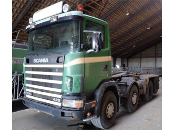 Abrollkipper Scania R 124: das Bild 1