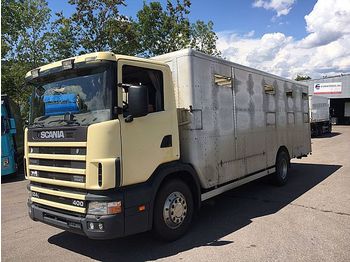 Tiertransporter LKW Scania R 124 LB: das Bild 1