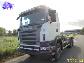 Containerwagen/ Wechselfahrgestell LKW Scania R 380 Euro 4 RETARDER: das Bild 1