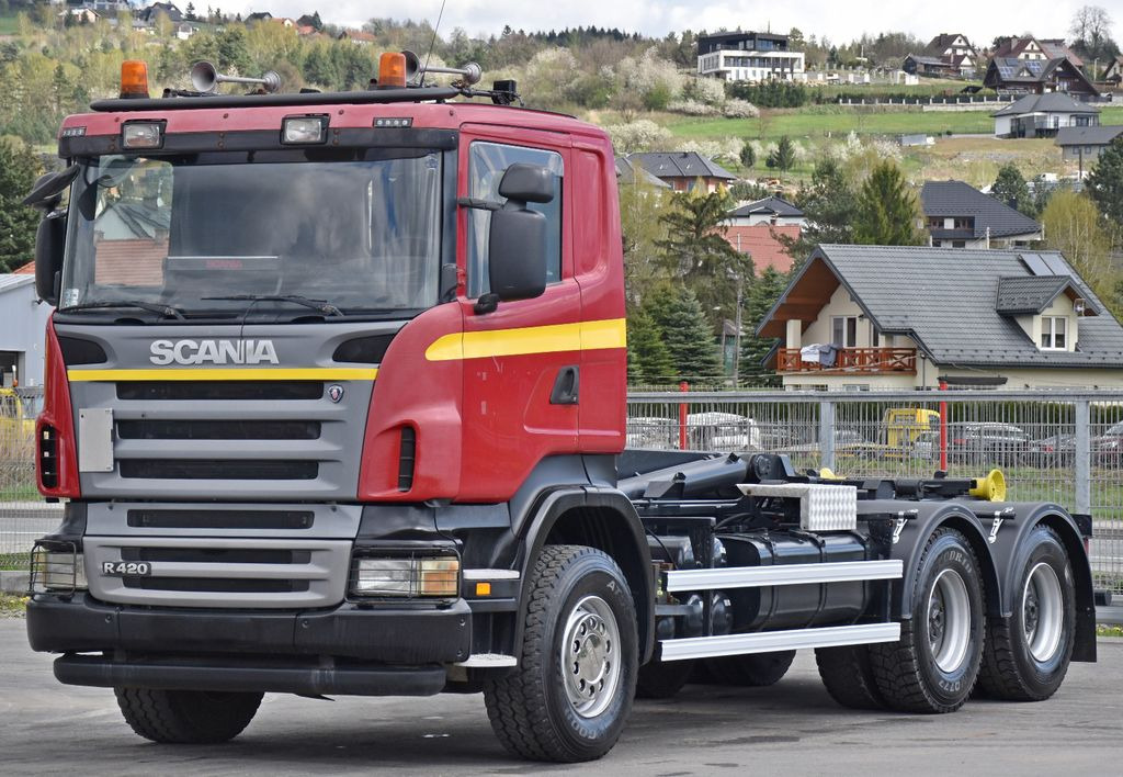 Abrollkipper Scania R 420 Abrollkipper *6x4* Top Zustand !: das Bild 4