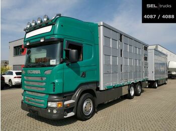 Tiertransporter LKW Scania R 440 / 3 Stock / Lenkachse / KOMPLETT: das Bild 1