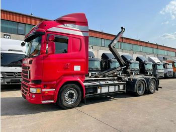 Abrollkipper Scania R 490 * HIAB  * LENK / LIFTACHSE * ACC * SPURAS: das Bild 1