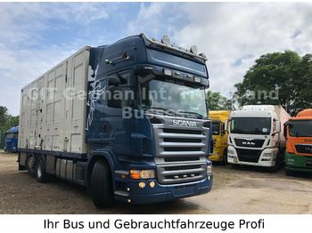 Tiertransporter LKW Scania R 580  Topliner V 8 Menke 3 Stock  Analog Tacho: das Bild 1