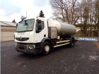 Tankwagen Renault citerne ETA alimentaire en inox 2 compartiments