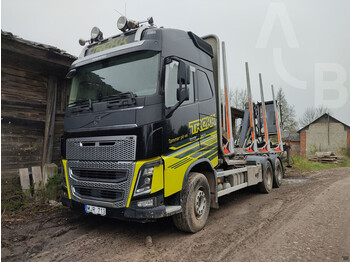 Holztransporter, Autokran Volvo FH16 750 6X4: das Bild 1