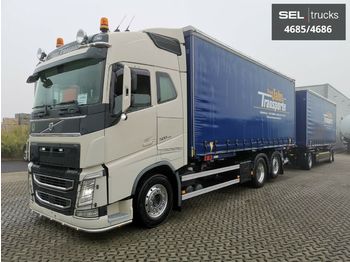 Containerwagen/ Wechselfahrgestell LKW Volvo FH 500 /Alu-Felgen/Ladebordwand/Standklima /TV: das Bild 1