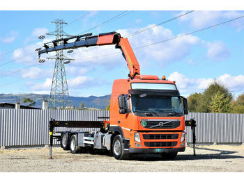 Containerwagen/ Wechselfahrgestell LKW, Autokran Volvo FM 410 Fahrgestell 7,00m + PK 26002-EHD + FUNK: das Bild 1
