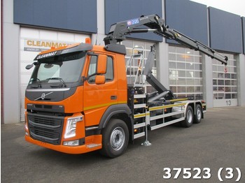 Abrollkipper Volvo FM 410 HMF 21 ton/meter laadkraan: das Bild 1