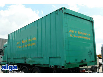 Containerwagen/ Wechselfahrgestell LKW Wechselkoffer, 7.400mm lang, Rolltor, 45m³: das Bild 1