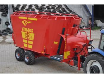 Fimaks Futtermischwagen 20m3 FMV 20 F/ feeding mixer / wóz paszowy - Futtermischwagen