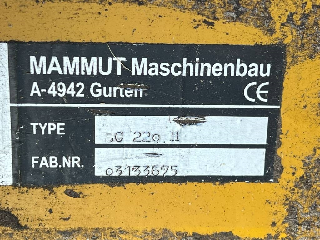 Fütterungstechnik Mammut SC 220 H Kuilhapper