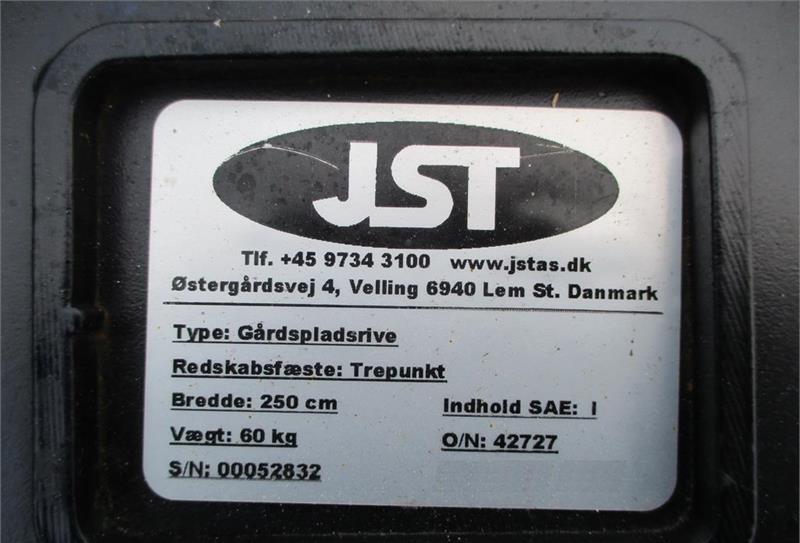 Technik für Bodenbearbeitung JST 2.5 mtr Made in DANMARK Gårdsplads-Rive som er: das Bild 8