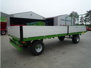 Landwirtschaftlicher Plattformanhänger Pronar 2-achs Plattformwagen mit Alu-Bordwände TO 25, 1
