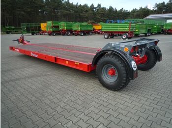 Landwirtschaftlicher Plattformanhänger Unia Unia Transportplattform / Tieflader PL-6, hydr.